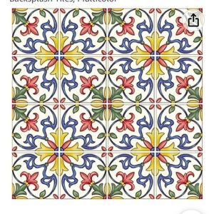 Tuscan style peel and stick tile